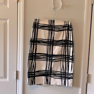 Black and white skirt